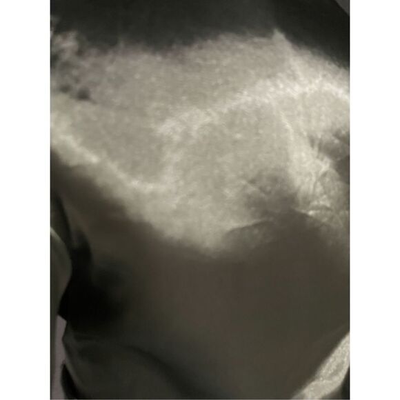 SHEIN Green Silk Like Wrap Blouse SZ S Shirt TOP Bishop Sleeves - Picture 6 of 6